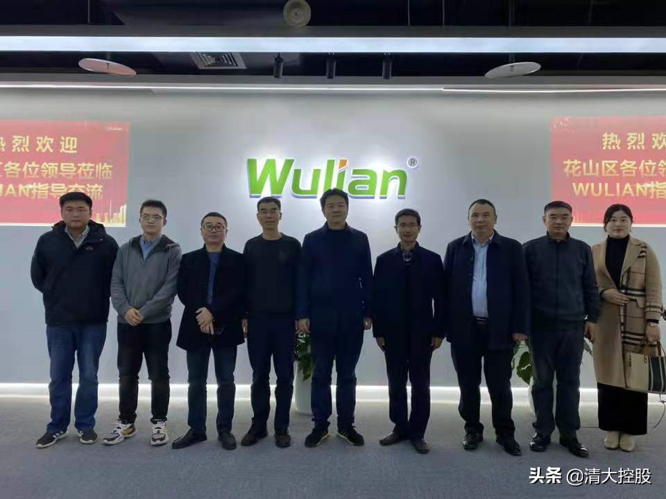 清大控股及马鞍山市花山区政府一行前往南京物联和海阅显示调研